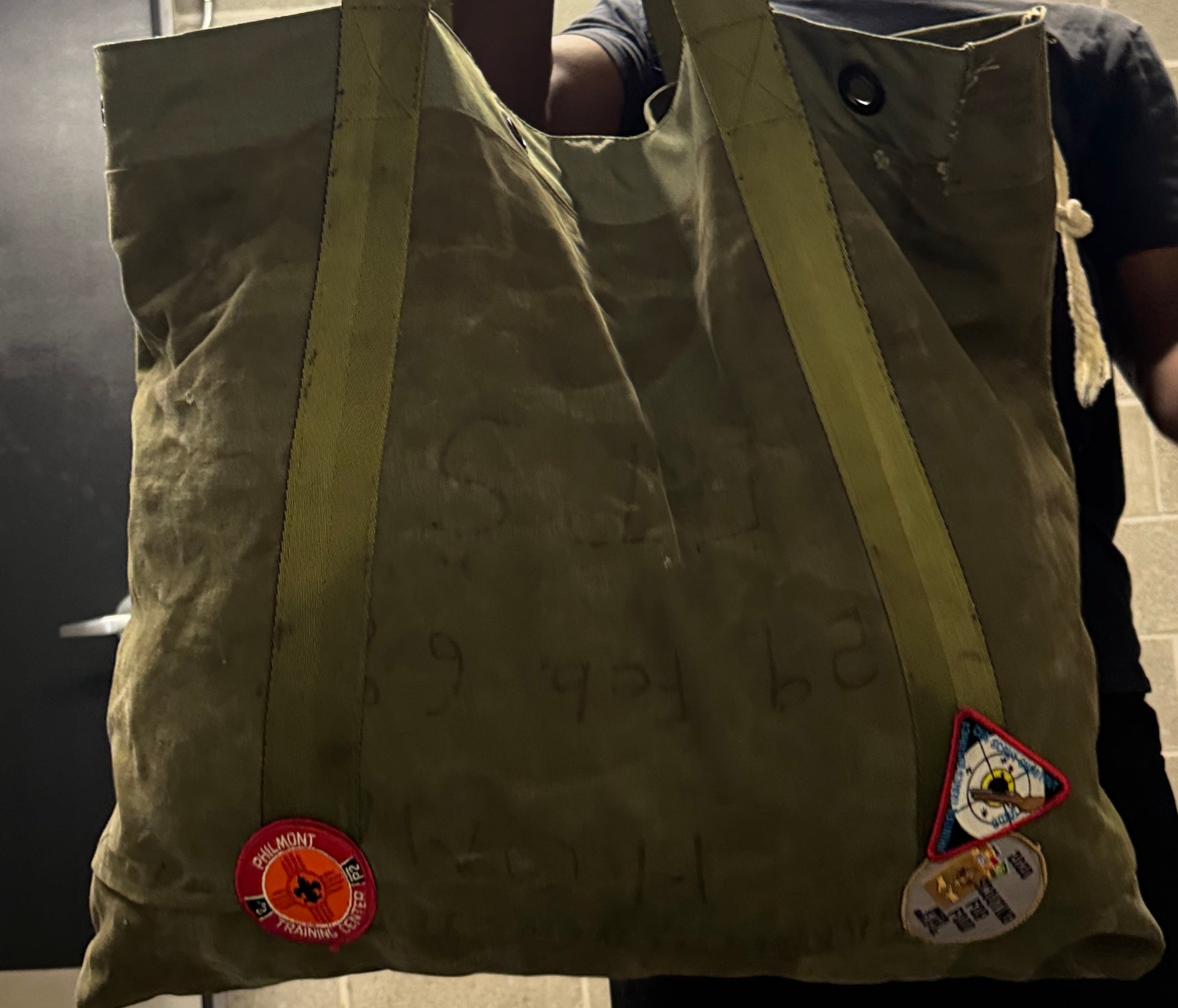 2. Heavy canvas tote bag