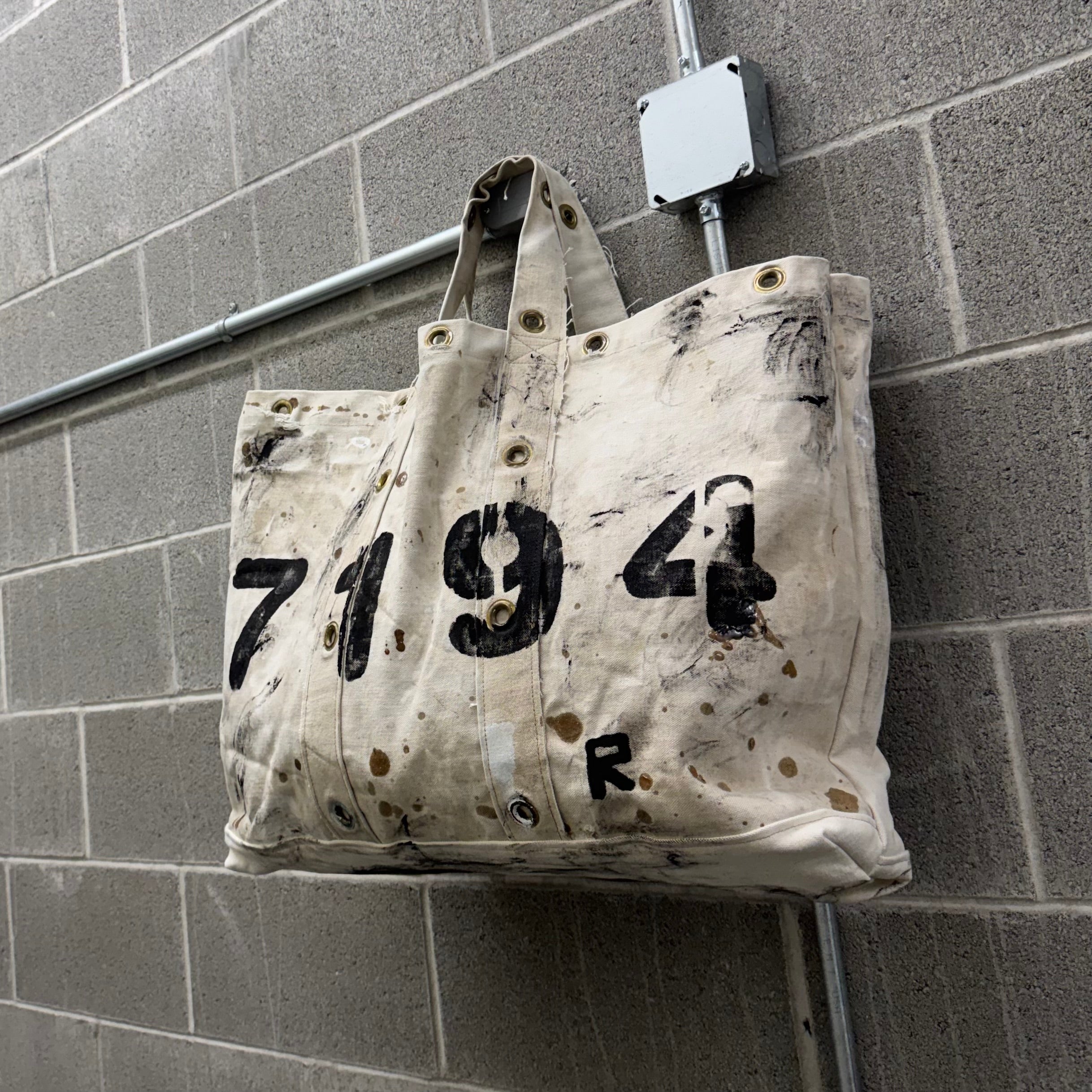1. Heavy canvas oversized tote