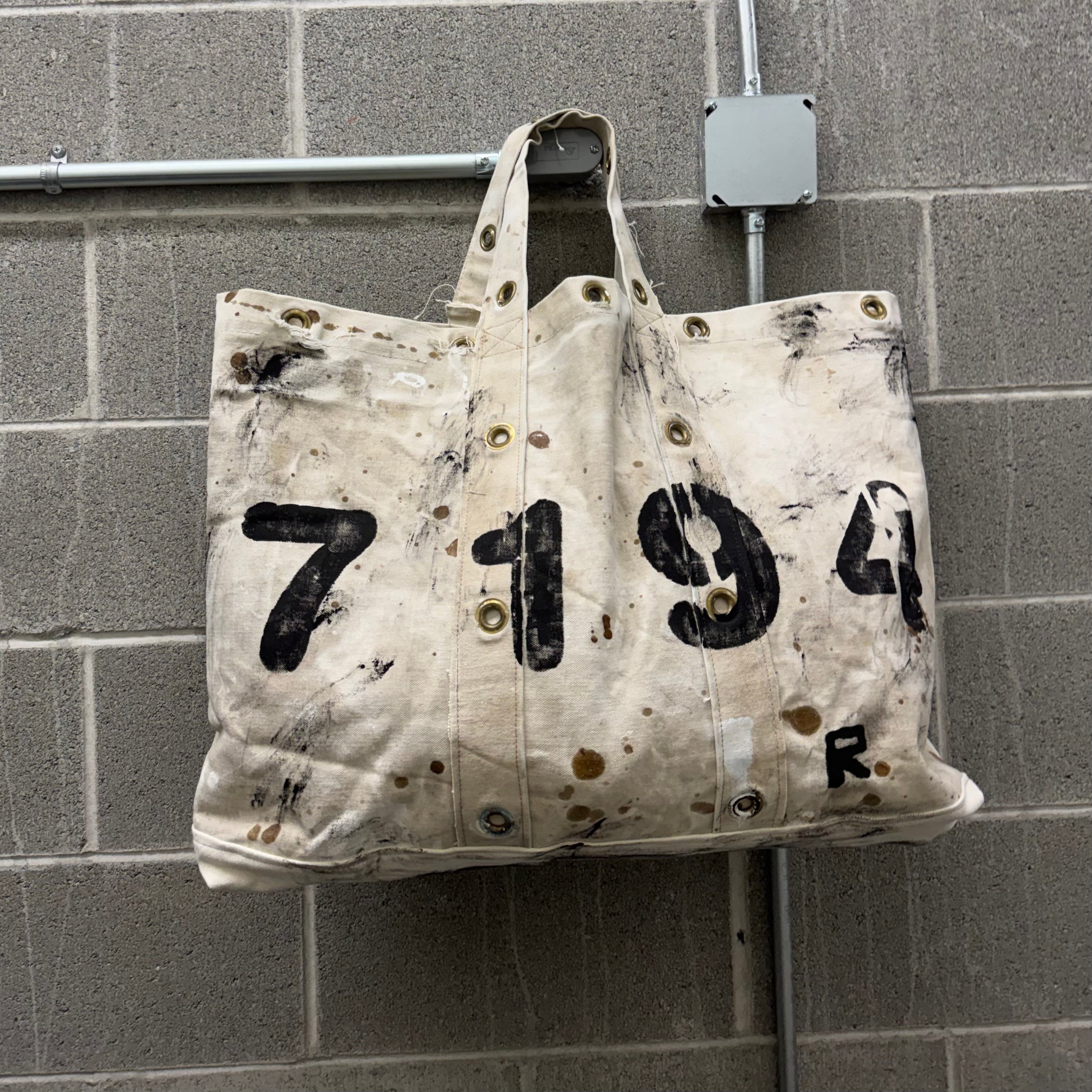 1. Heavy canvas oversized tote